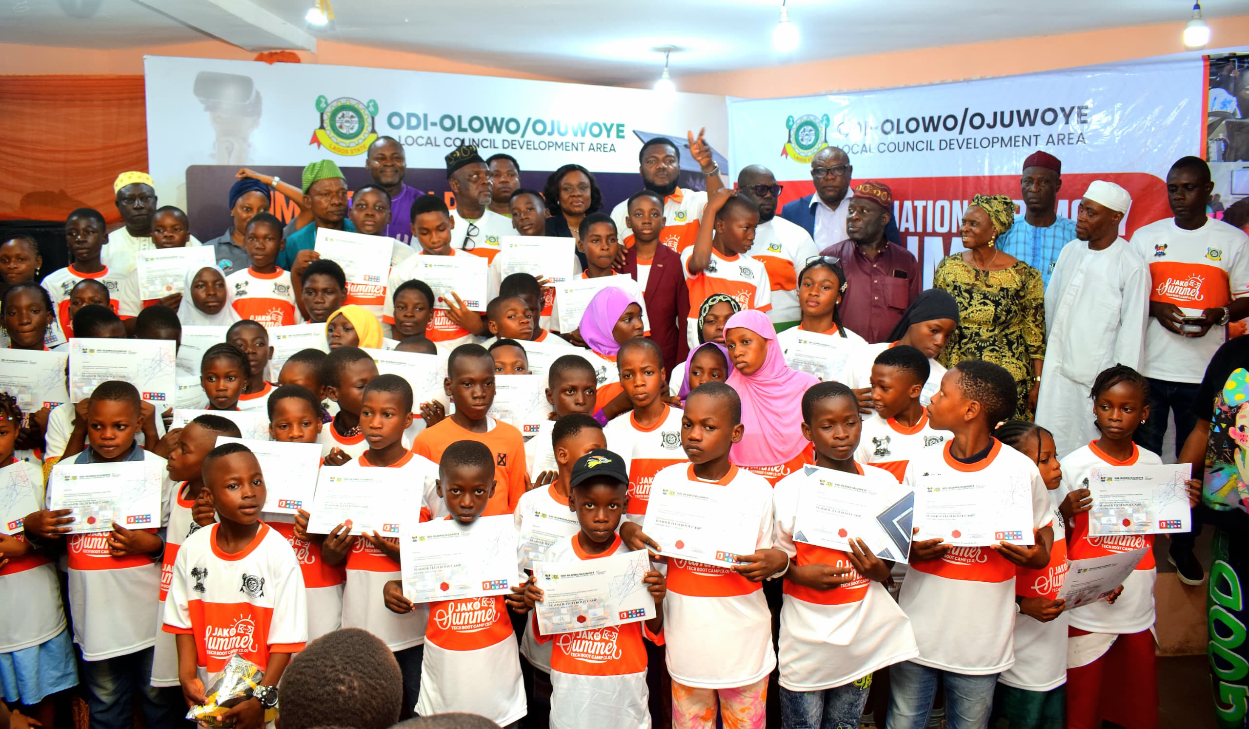 Jakande Summer Tech Boot Camp Graduates 600 as He Unveils Maiden 1 Day Chairman