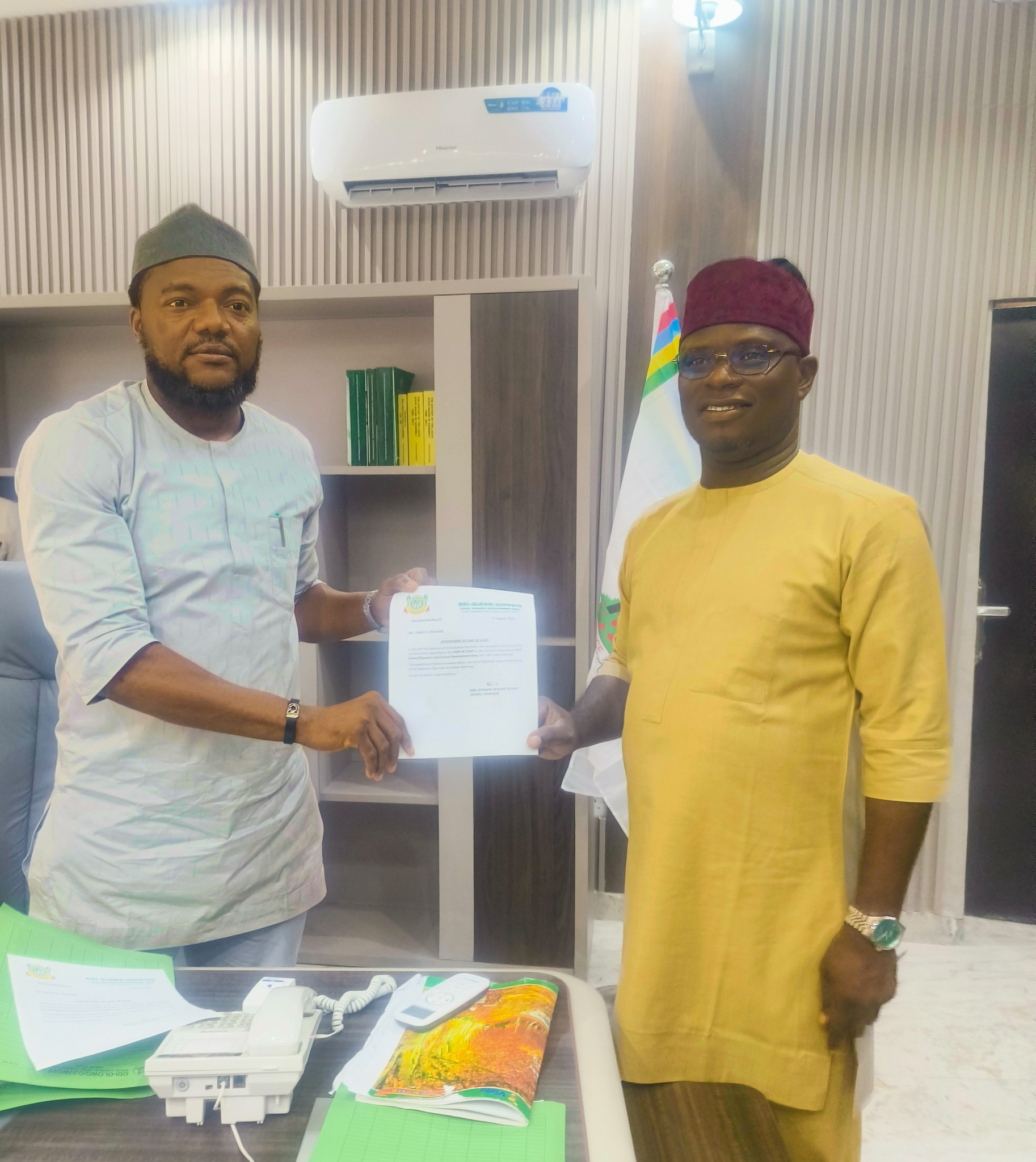 OdiOlowo Ojuwoye Council Boss , Hon Seyi Jakande Appoints New Chief of Staff